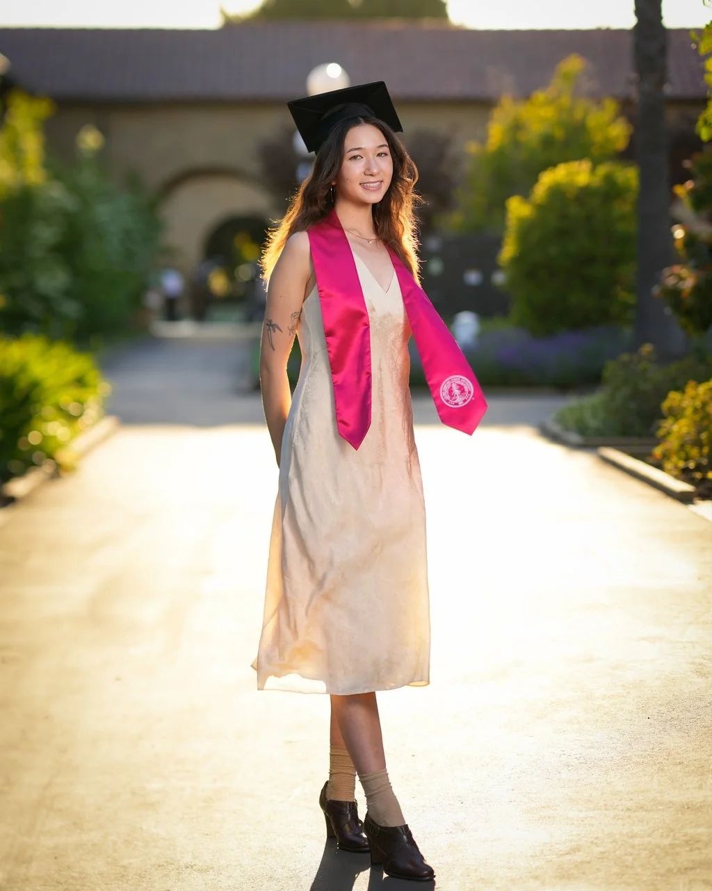 Graduation photos at De Anza College in Cupertino, California