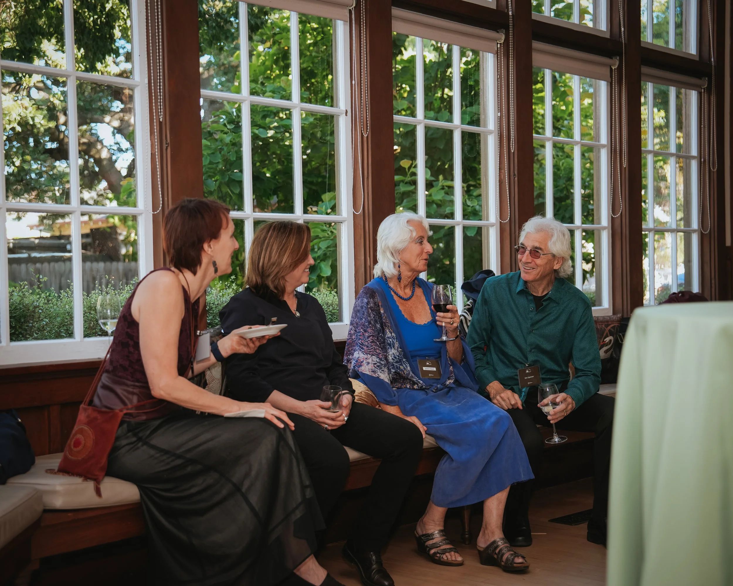 Corporate event hallway portraits in Santa Clara, California