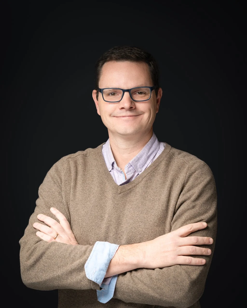 Studio portrait for corporate profile in Silicon Valley