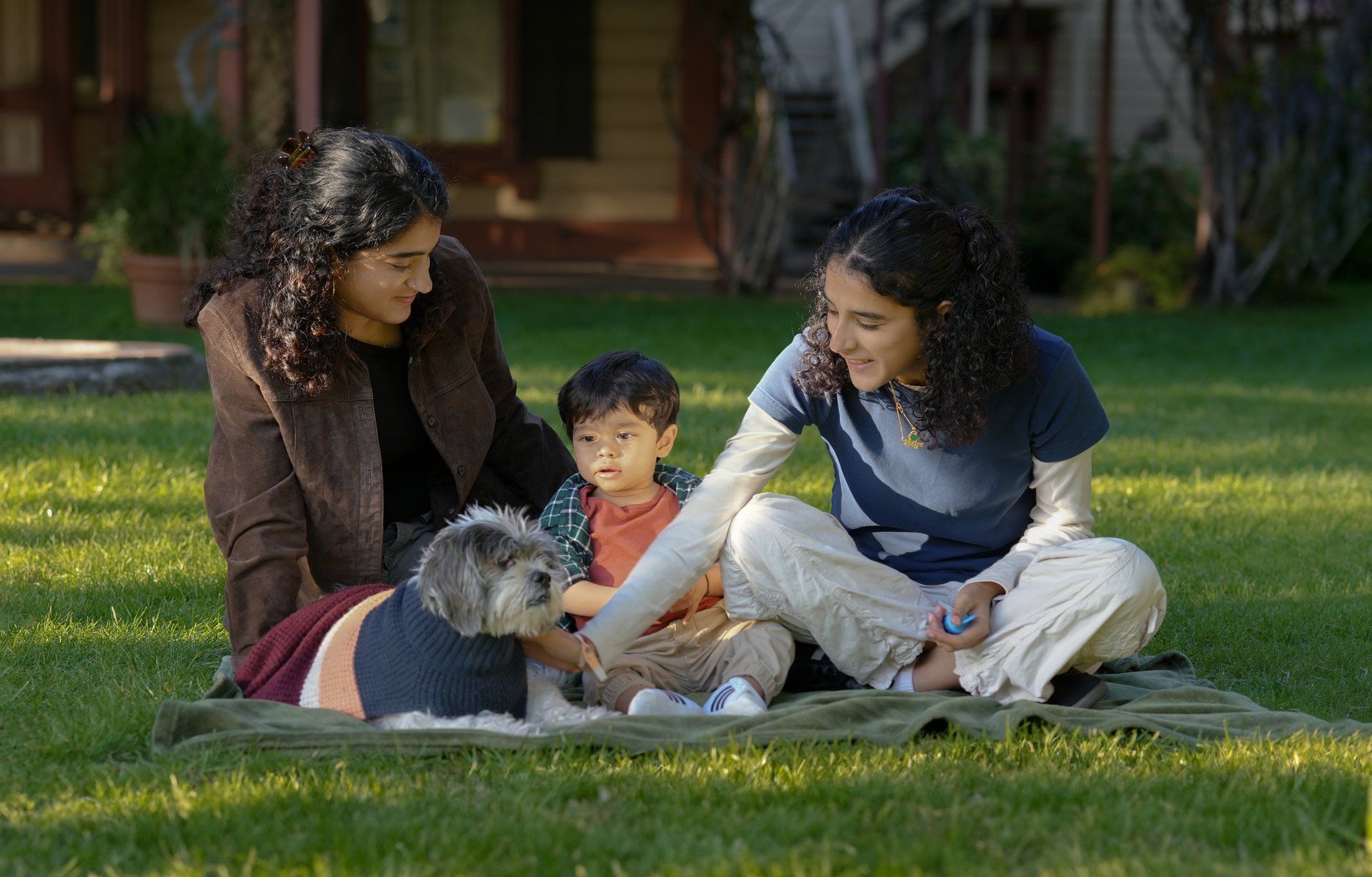 Family portrait at a Bay Area celebration in California