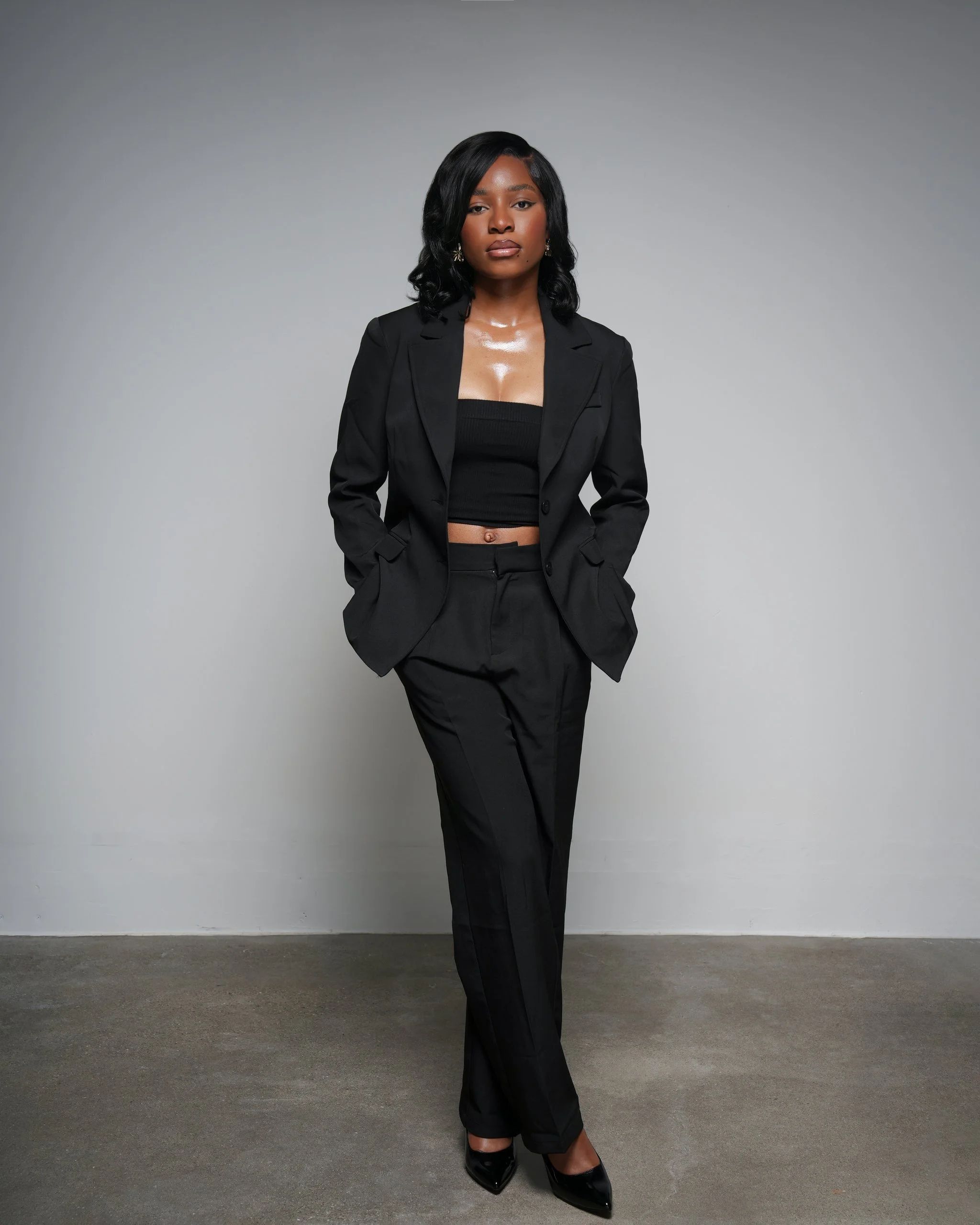 Dating portrait in downtown Los Altos, California