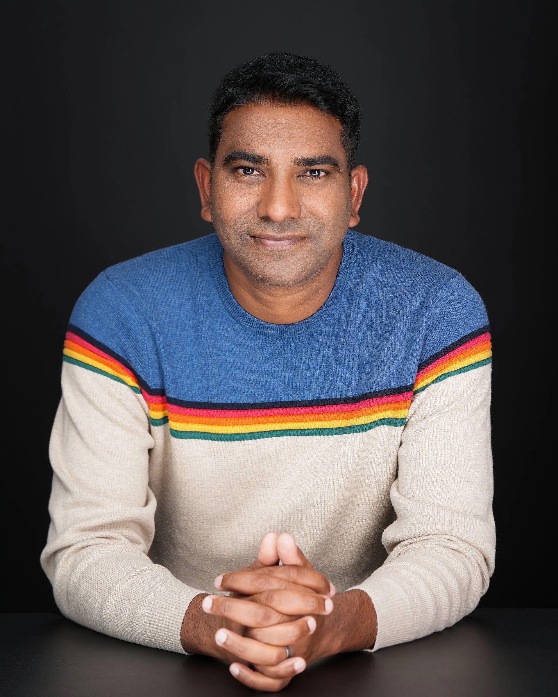 Professional men’s headshot near Oxbow Public Market in Napa, California.