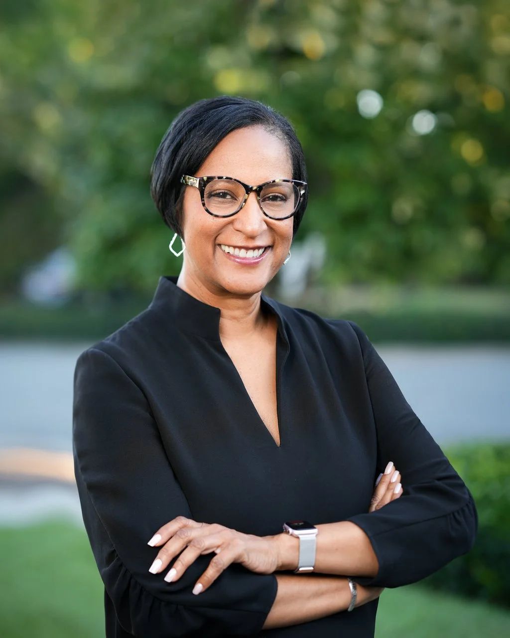 Outdoor headshot at Main Street Cupertino in Cupertino, California by Pacifica Studio.