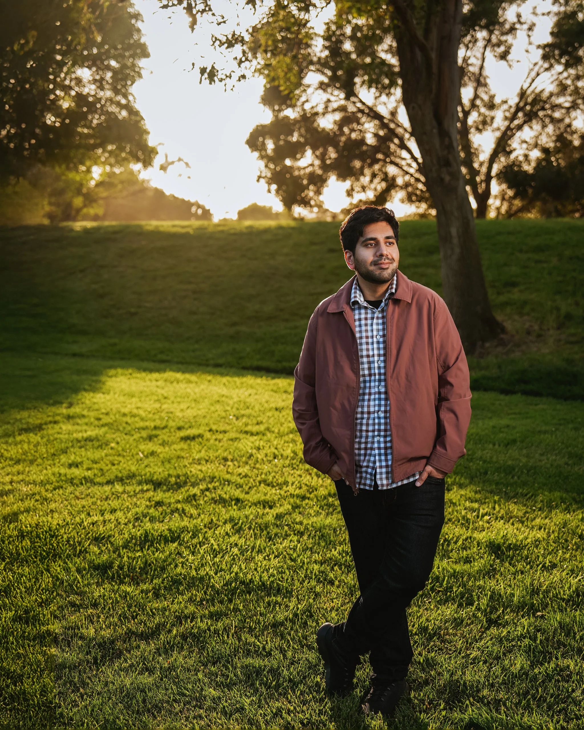 Dating profile photo on University Avenue in Palo Alto, California